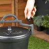 Smaltovaný litinový kotlík, lovecký hrnec na pečení, Náhled obrázku produktu 5