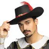 Boland Hut Musketier Sébastien, aus Filz, schwarz, Karneval Produktbild-Vorschau 4