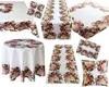 Tischwäsche Tischläufer Druck Rosen Frühling Sommer Produktbild-Vorschau 2