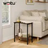 WOLTU Beistelltisch, Couchtisch mit 2 Ablagen, Produktbild-Vorschau 4