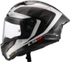 LS2 FF805 Thunder GP Raute Carbon Helm, weiß/grau, S  Produktbild-Vorschau 2