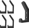 4x Garderobenhaken Kleiderhaken Universal Wandhaken Produktbild-Vorschau 1