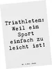 Mr. & Mrs. Panda Ansichtskarte Spruch Triathlon Helden - Produktbild-Vorschau 1