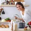Relaxdays Brotkasten, mit Rolldeckel, aromadicht, Brot & Produktbild-Vorschau 3