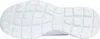 The bottom view of a white sneaker sole. Produktbild-Vorschau