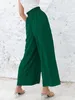 ASKSA Femmes Pantalon d'été taille haute Pantalon large Voir les images du produit 3