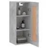 vidaXL Wandschrank Betongrau 34,5x34x90 cm Holzwerkstoff Produktbild-Vorschau 4