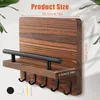 Schlüsselbrett mit Ablage, Schlüsselbrett Holz mit 5 Produktbild-Vorschau 8
