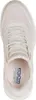A top-down view of a beige Skechers Slip-ins shoe. Produktbild-Vorschau
