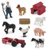 10 Stück Bauernhof-Tierfiguren, Spielzeug, realistische Produktbild-Vorschau 5