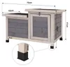 lionto Kleintierhaus, robustes Holzhaus für Kaninchen & Produktbild-Vorschau 5