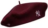 New Era Script Beret New York Yankees Baskenmütze bordeaux Produktbild-Vorschau 3