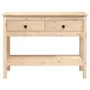 vidaXL Konsolentisch 100x35x75 cm Massivholz Kiefer Produktbild-Vorschau 3