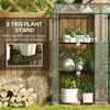 Outsunny 3-stöckiges Gartengewächshaus, Produktbild-Vorschau 4