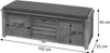 Sitzbank mit Staufächern HWC-H53, Polsterbank Sitz-Kommode, Produktbild-Vorschau 2