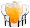 KROSNO Set 4 Bicchieri Shake N.3 Cc200 Anteprima dell’immagine prodotto 3
