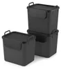 Rotho Mülltrennsystem 30 L Jive - 3er Set Mülleimer - Produktbild-Vorschau 1