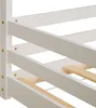 Homestyle4u detská posteľ biela 90x200cm dom posteľ ochrana Náhľad obrázku produktu 11