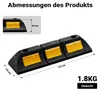 Wiltec Radstopper 47,5 x 12 x 8 cm, 2x Einparkhilfe aus Produktbild-Vorschau 4