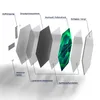 DEQORI Glasbild Echtglas 40x35 cm 'Vestrahorn im Produktbild-Vorschau 7