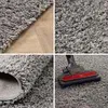 Teppich Wohnzimmer Hochflor Einfarbiges Design Langflor Produktbild-Vorschau 2