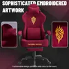 Woraum Gaming Stuhl mit Massage Lendenwirbelstütze, Produktbild-Vorschau 9