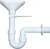 HAAS PP Trichtersiphon DN 40, weiss mit  Sieb und Produktbild-Vorschau 1