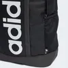 A close-up view of a black backpack with the Adidas logo and text. Produktbild-Vorschau