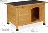 Cuccia per cani Relaxdays, A x L x P: 58 x 86 x 58 cm, Anteprima dell’immagine prodotto 4