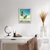 Gerahmtes Poster - Rahmen in heller Eiche - Auto Surfbrett Produktbild-Vorschau 6