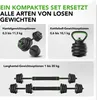 Tunturi Hantel- und Kurzhanteln Vinyl - Hantelset 20 kg - Produktbild-Vorschau 6