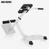 A white and black hyperextension bench for home use, shown against a white background. Produktbild-Vorschau