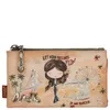 Anekke Geldbörse Peace & Love RFID Wallet Camel mehrfarbig Produktbild-Vorschau 14