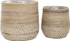 House Nordic Manden Moro Kubu Rotan Naturel Set van 2 Productafbeelding-voorbeeld 1