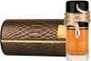A perfume bottle and its case, both with a snake-skin texture. Podgląd zdjęcia produktu