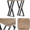 Moderner Beistelltisch TRAVERSO 40cm Industrie-Look taupe Produktbild-Vorschau 1