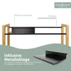 holz4home® Getränkekistenregal aus Bambus I 6 Kisten I Produktbild-Vorschau 4