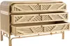 Miliboo - Kommode Rattan 3 Schubladen GALON Produktbild-Vorschau 4
