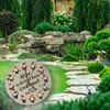 Gartenzwerge Wanduhr aus MDF - Kein Unkraut nur Begleitgrün Produktbild-Vorschau 5