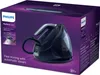 The image shows the retail packaging of a Philips PerfectCare steam generator iron. Produktbild-Vorschau