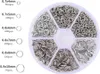 1390 Stück Jump Ringe, Silberfarbene Biegeringe für Produktbild-Vorschau 2