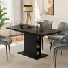 Esstisch Vicco Fenaro Schwarz 120 x 80 cm mit offenen Produktbild-Vorschau 3