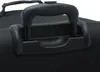 A close-up view of a black luggage handle. Voir les images du produit