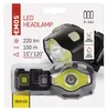 COB LED + LED čelovka P3536, 220 lm, 100 m, 3x AAA Náhled obrázku produktu