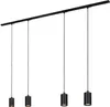 Sistema a binario Briloner Rail, set completo, 4x pendenti Anteprima dell’immagine prodotto 1