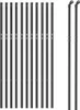 vidaXL Maschendrahtzaun Anthrazit 1x25 m Verzinkter Stahl Produktbild-Vorschau 3
