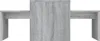 sada konferenčných stolíkov vidaXL Grey Sonoma 100x48x40 cm Náhľad obrázku produktu 4