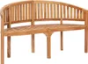 A wooden bench on a white background. Produktbild-Vorschau