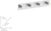WENKO Edelstahl  Hakenleiste CELANO Kleider Wand Halter Produktbild-Vorschau 3