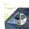 Angle biseauté à 45° d'environ 30 × 30 cm de la bâche Xstrong Pro 300 Náhľad obrázku produktu